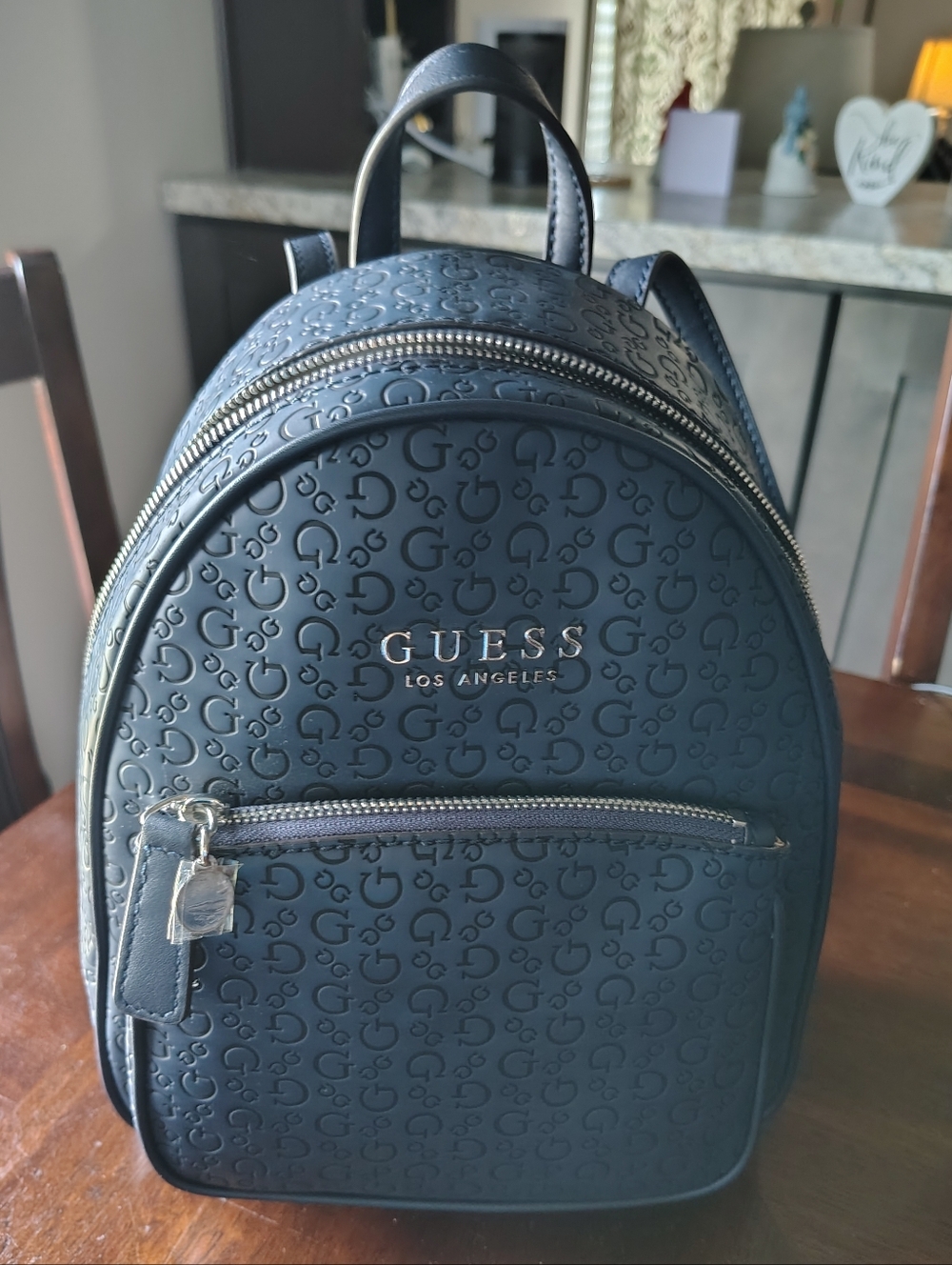 Guess Los Angeles Backpack/Purse in Navy NWT